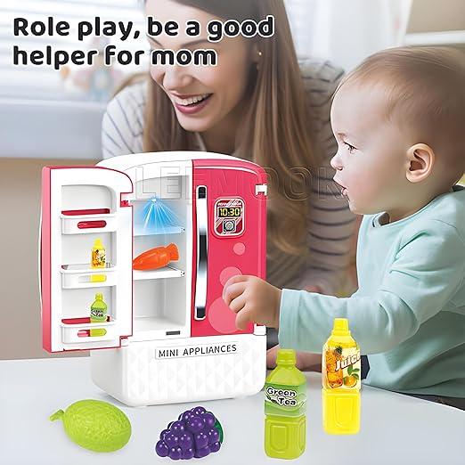 Mini Refrigerator with Light & Sound