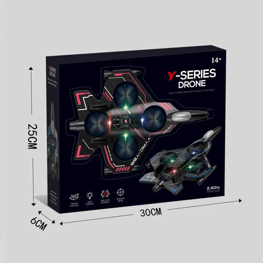 YYRC Y-Series Y66 RC Drone with LED Lights – 360° Flip, Headless Mode & One-Key Return (Rechargeable)