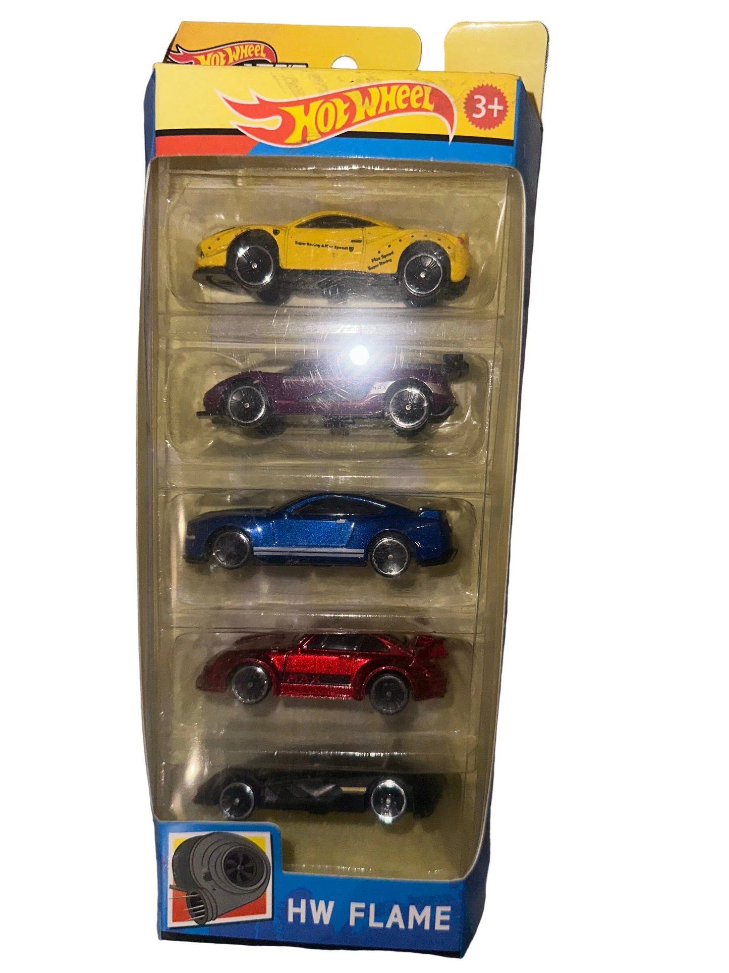 Hot Wheels 5-Vehicle Pack – 1:64 Die-Cast Cars Set (Assorted Themes | Motor Show / Night Burnerz) for Kids & Collectors