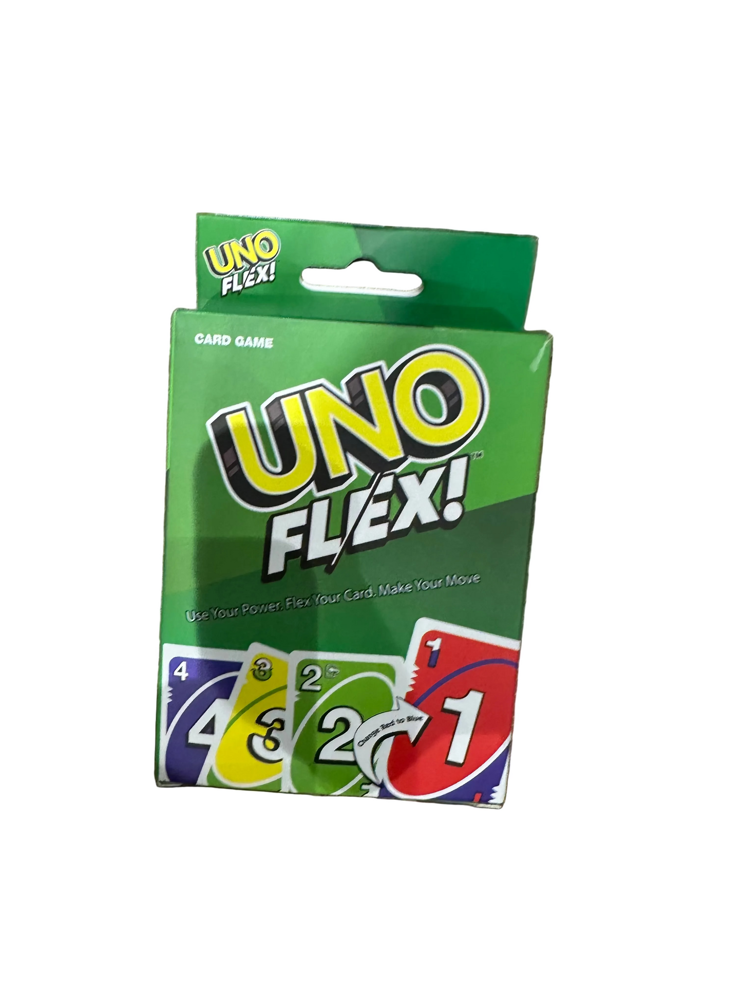 UNO Flex Card Game – Flexible Strategy Family Party Game with Power Cards