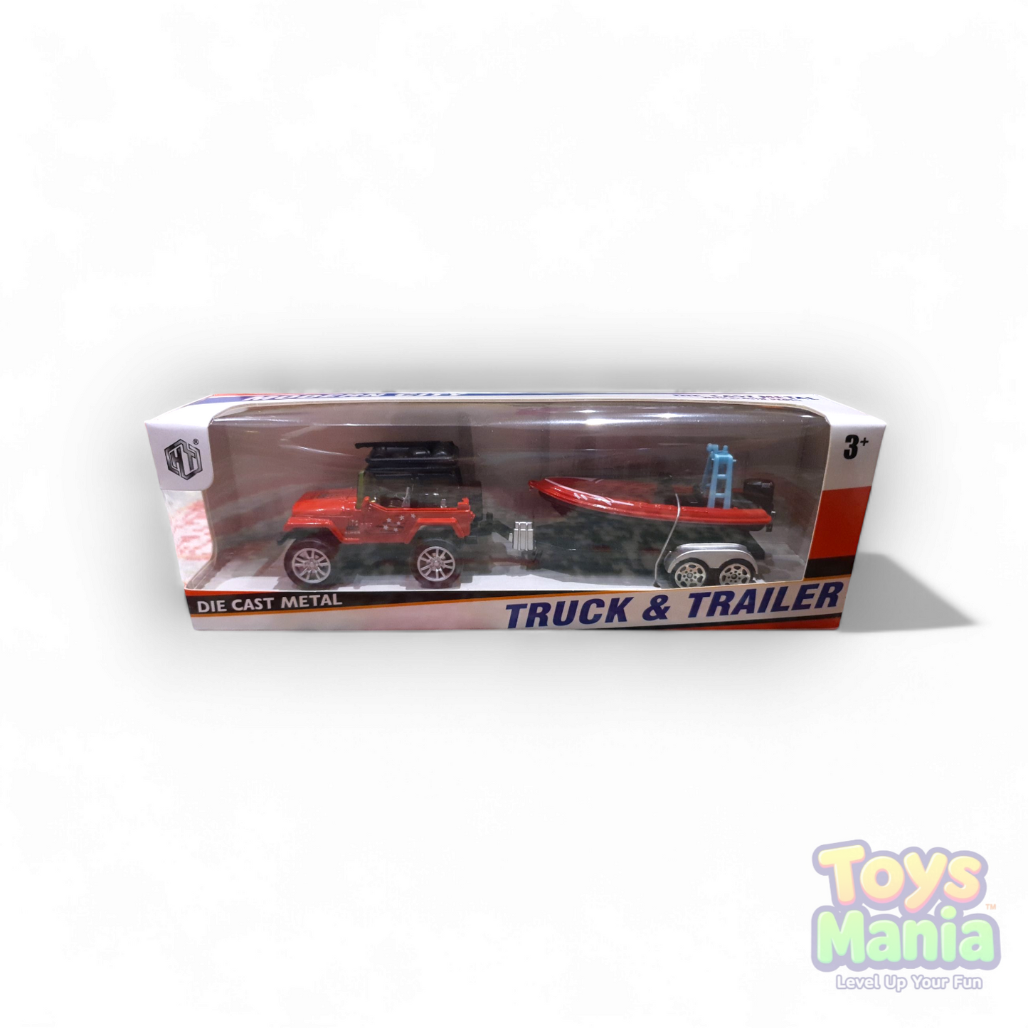 Truck & Trailer Adventure Set - Die-Cast Metal Collection