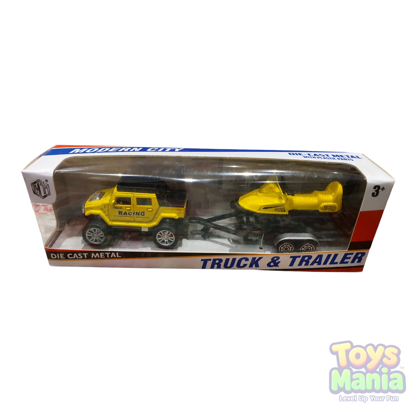 Truck & Trailer Adventure Set - Die-Cast Metal Collection
