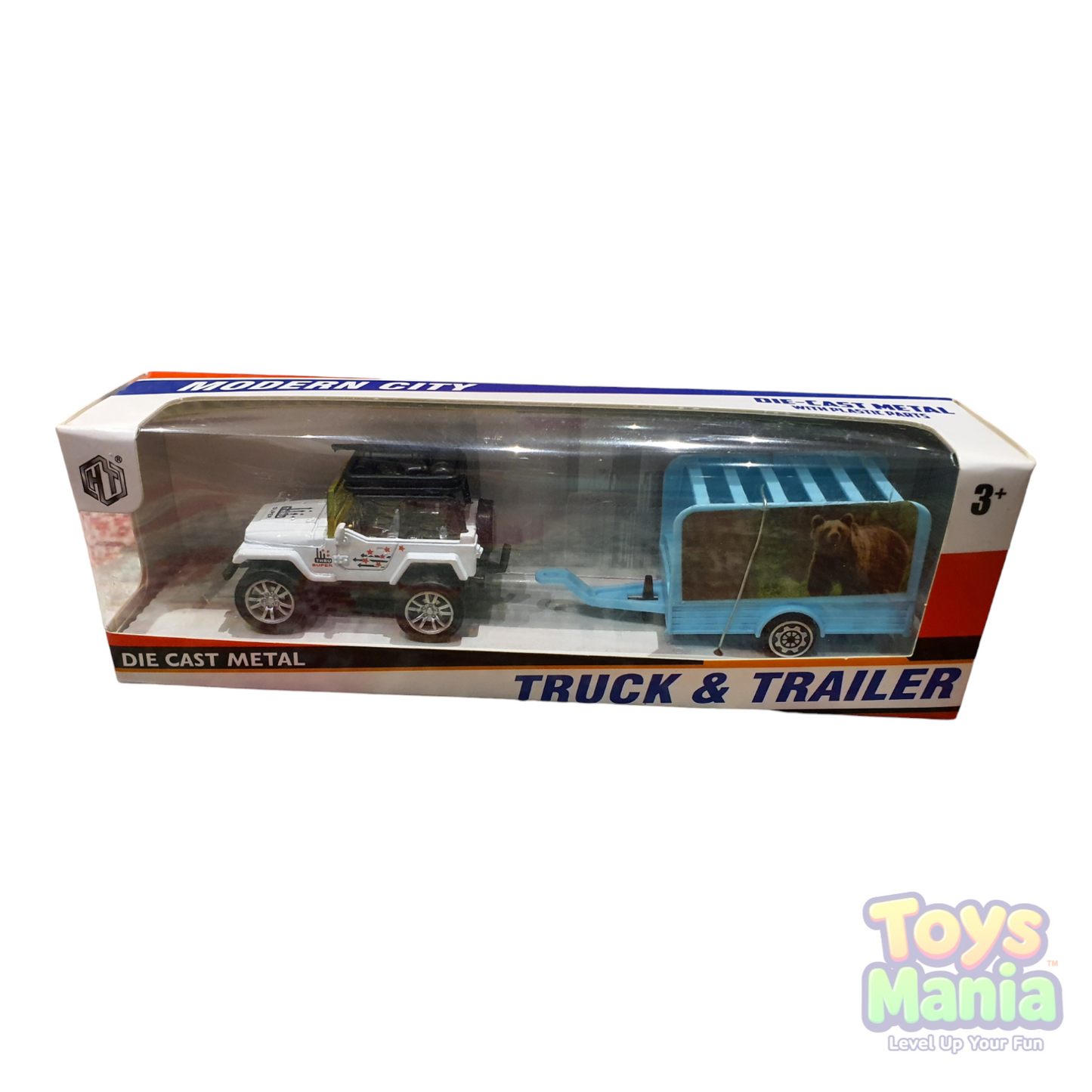 Truck & Trailer Adventure Set - Die-Cast Metal Collection