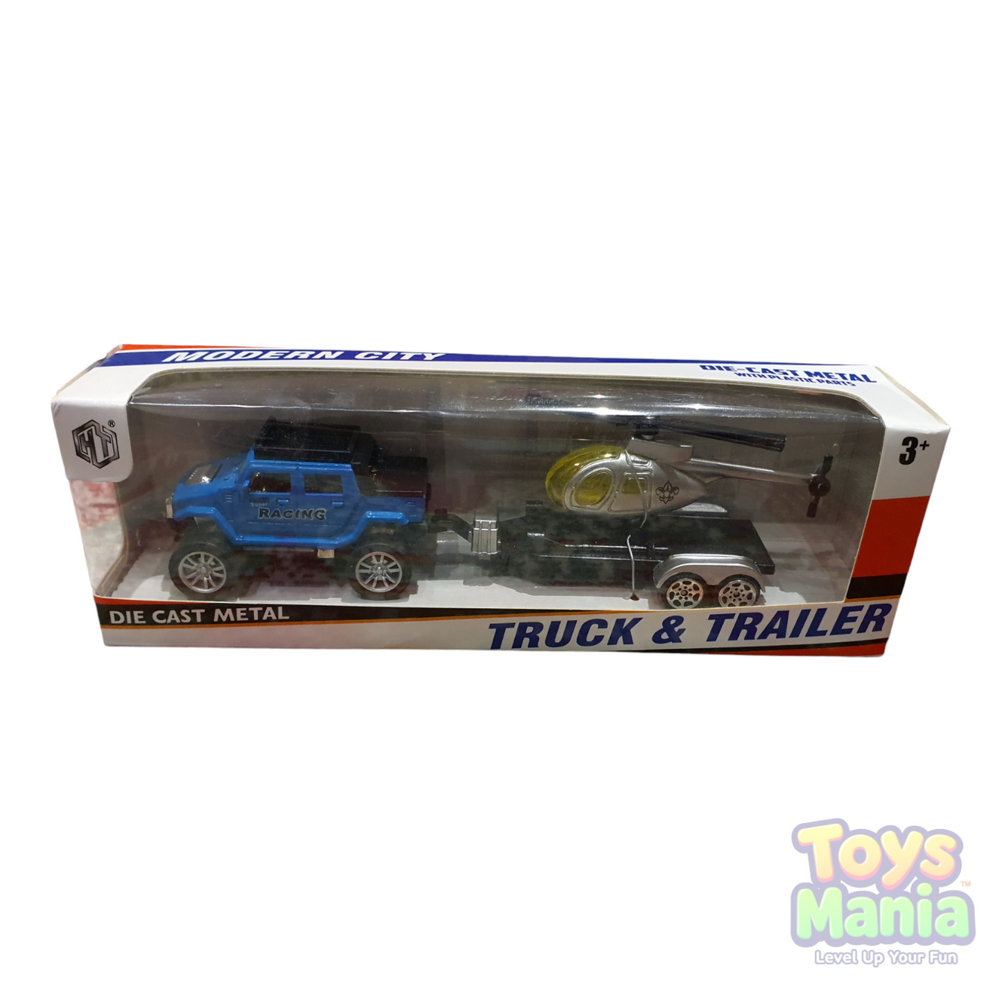 Truck & Trailer Adventure Set - Die-Cast Metal Collection