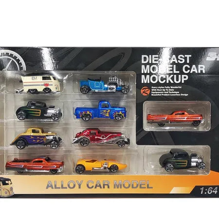 Die Cast Model Mockup Cars 10 Pcs