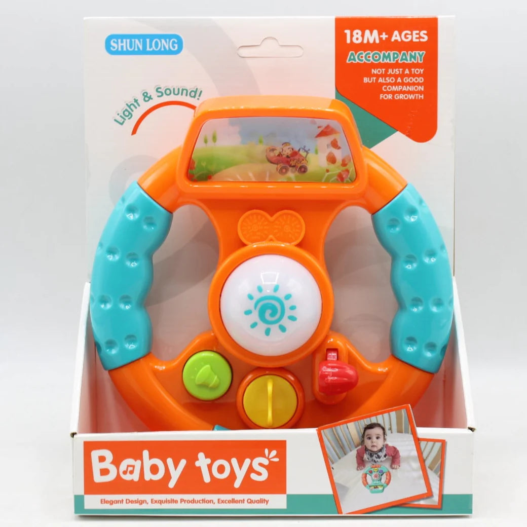 Mini Steering Wheel with Light & Sound