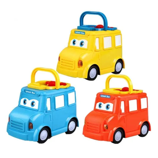 Electric Bubble Machine Cute Bus Shape Making Bubble Toy