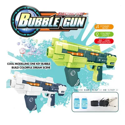 Hot Sale Music Light Bubble Machine Toy Kids Space Bubble Gun Toy Children Toys