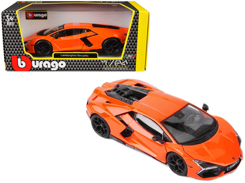 Official Licensed Lamborghini Revuelto 1:24 Die-Cast Model Car by Bburago – Metallic Orange