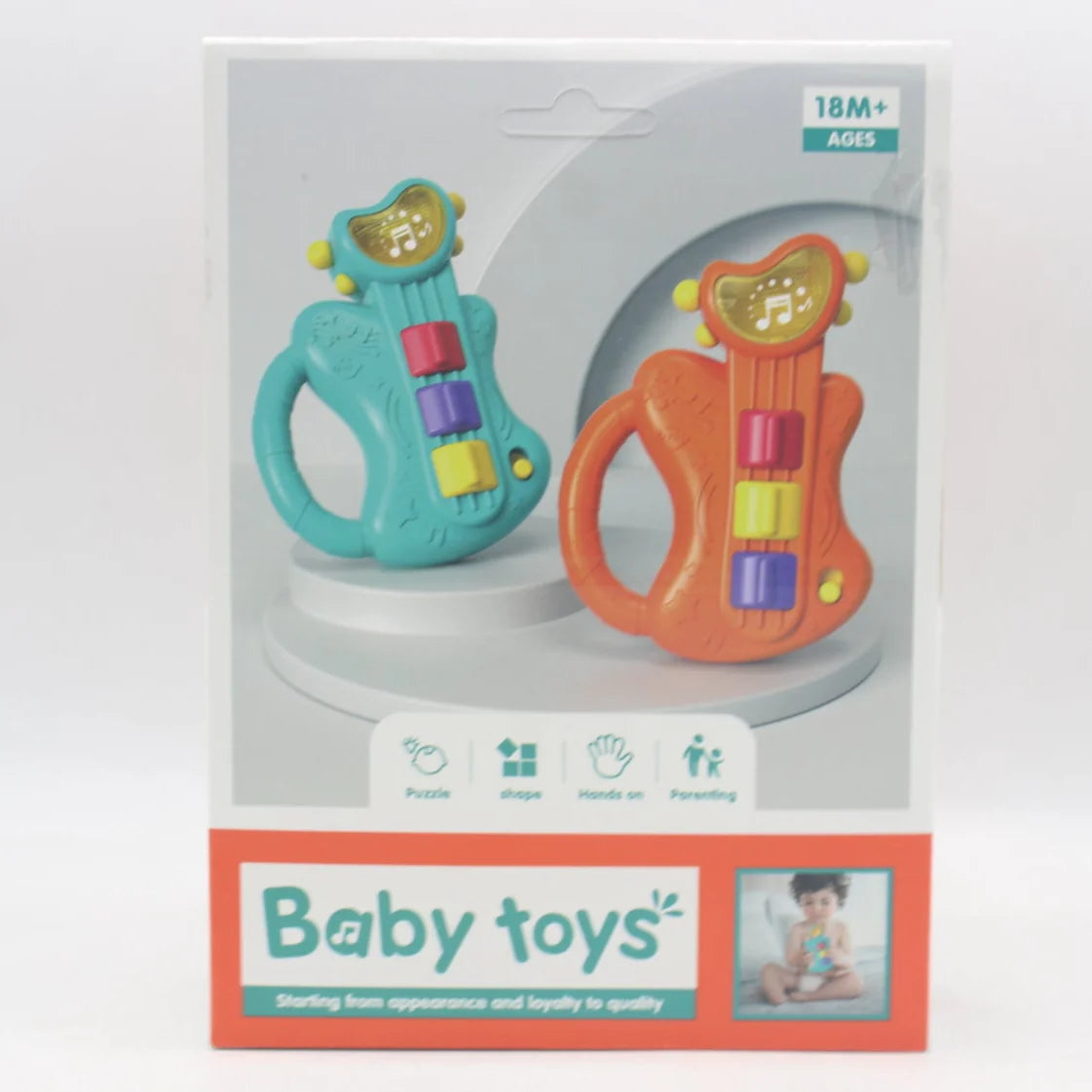 Cute Kids Guitar with Light & Sound