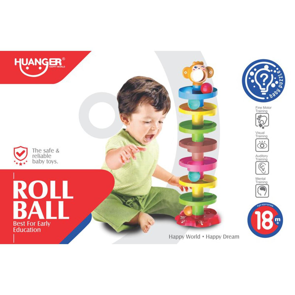 Little Angel Rolling Balls 5 Layer Ball Drop For Baby And Toddler Toys