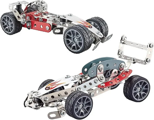 DIY Metal Puzzle Assembly Kit Racing Educational Car Toys For Kids