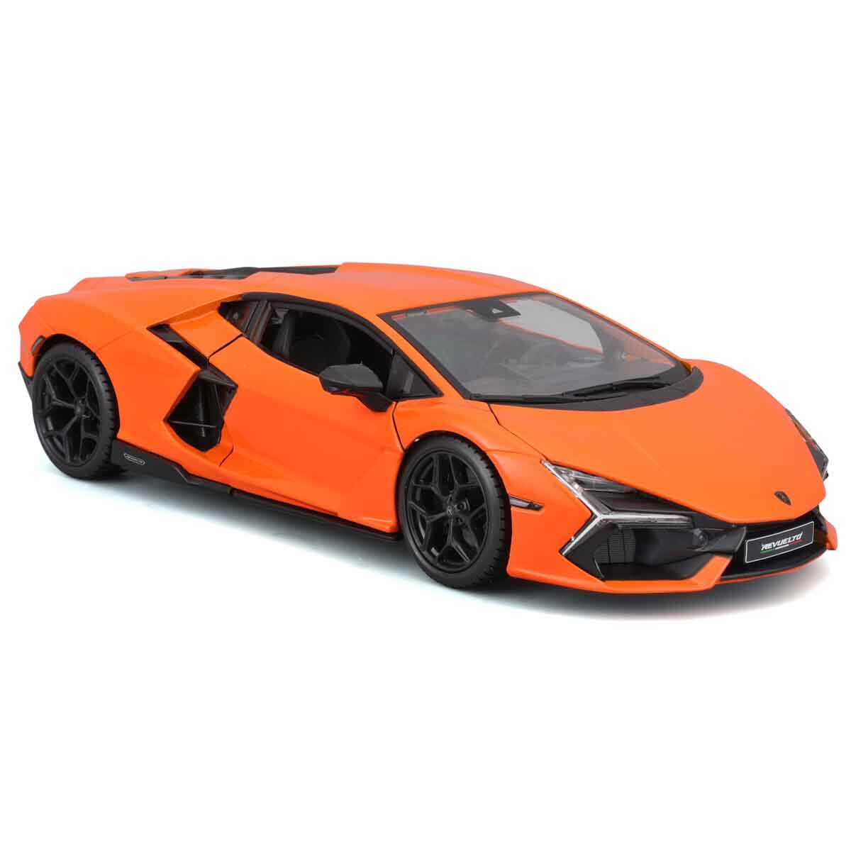 Official Licensed Lamborghini Revuelto 1:24 Die-Cast Model Car by Bburago – Metallic Orange