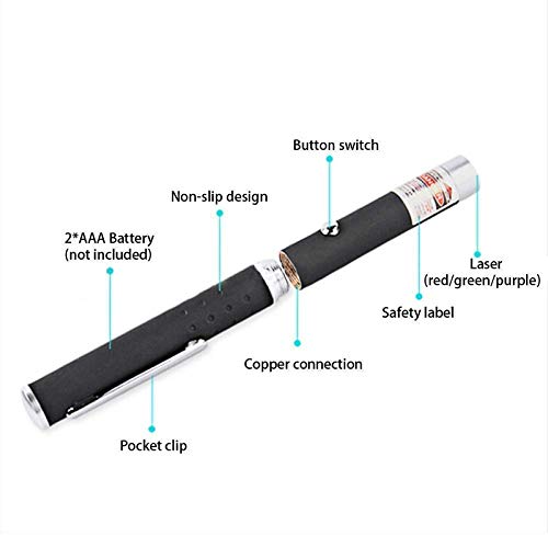 Green Multipurpose Laser Light Disco Pointer Pen with Adjustable Star Pattern Cap