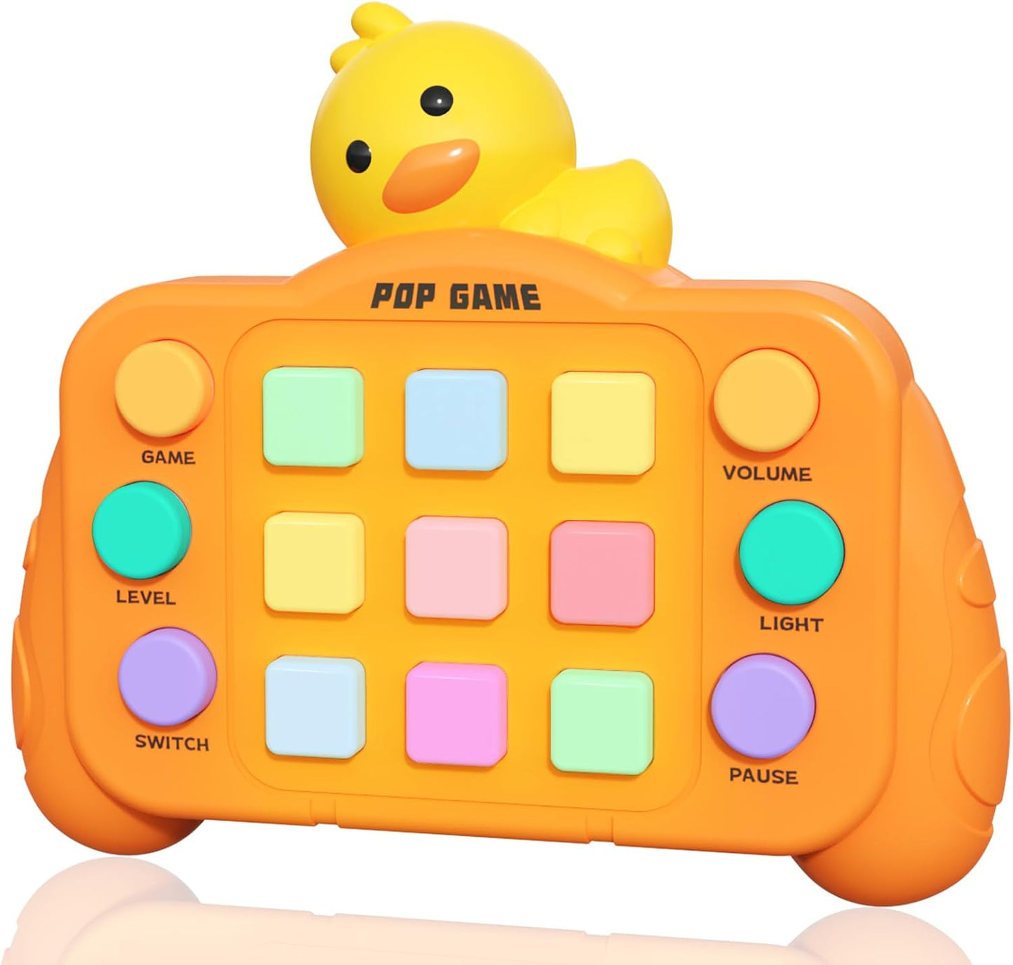 Fast Push Pop Game Console – Handheld Light-Up Fidget Toy with 6 Modes for Kids