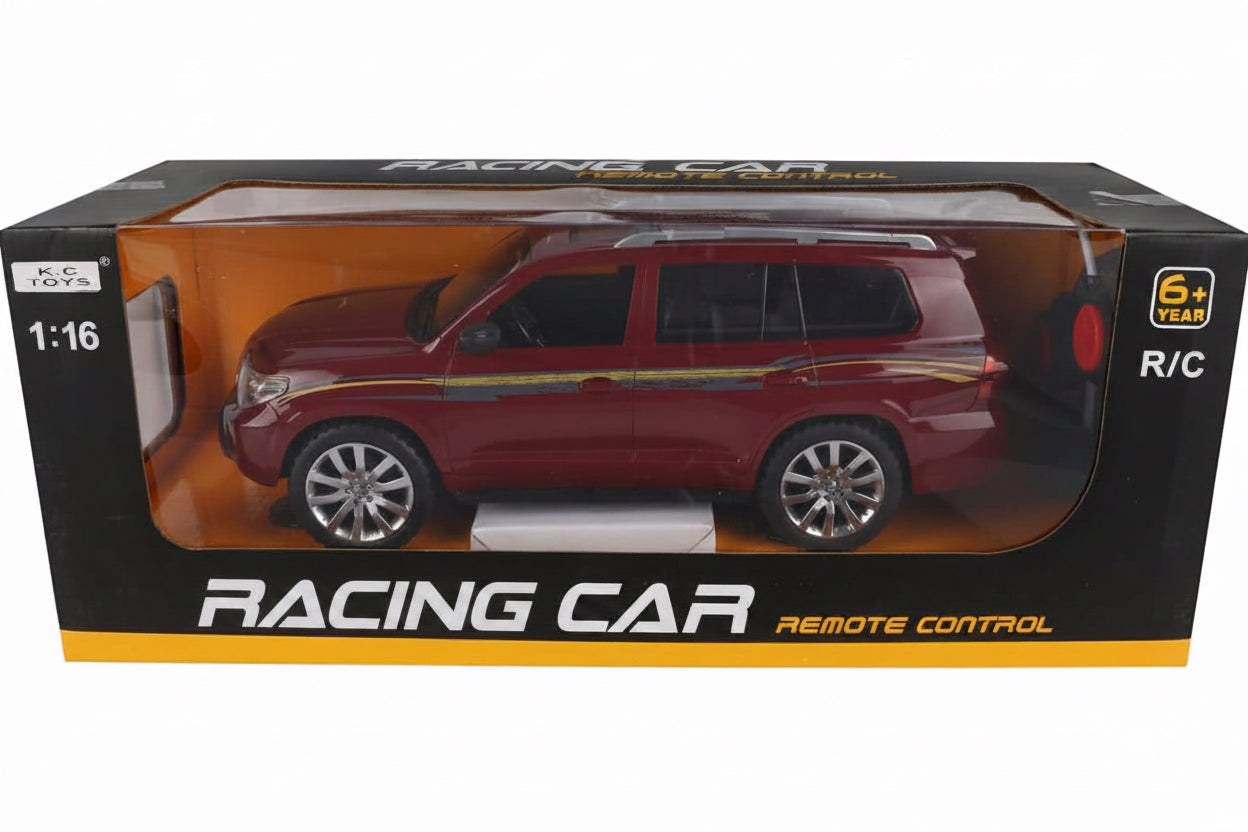 Toyota Land Cruiser RC SUV 1:16 Scale Remote Control Car – 4 Channel Luxury Off-Road Vehicle