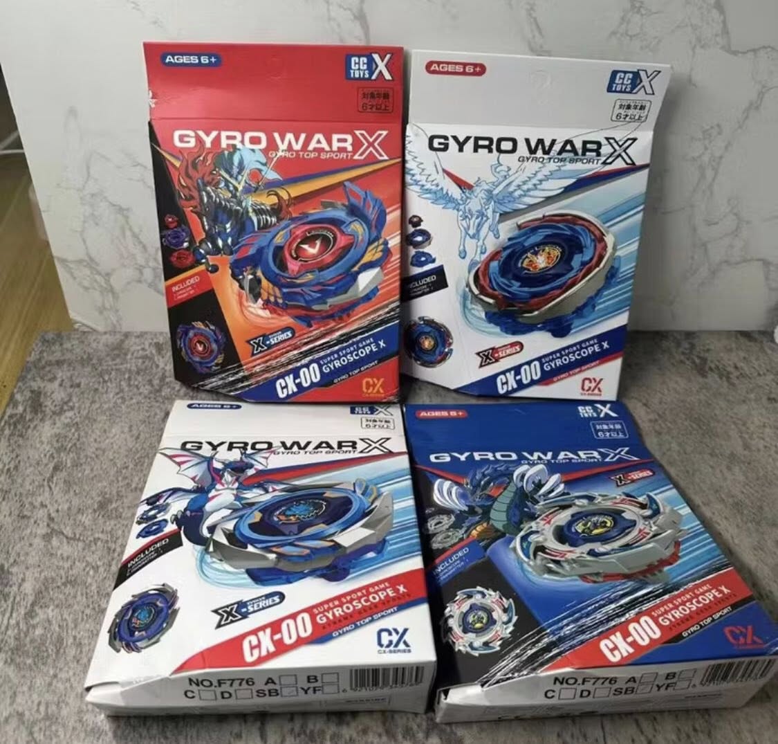 Gyro War X Spinning Top Battle Toys – CC Toys X-Series Gyroscope Arena Game (Ages 6+)