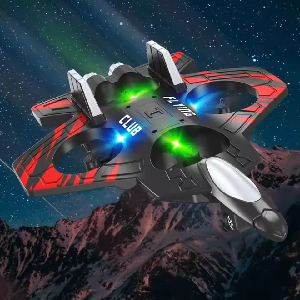 S2 Interstellar Fighter Plane 2.4GHz RC Aircraft – Remote Control EPP Foam Jet with LED Lights & Headless Mode