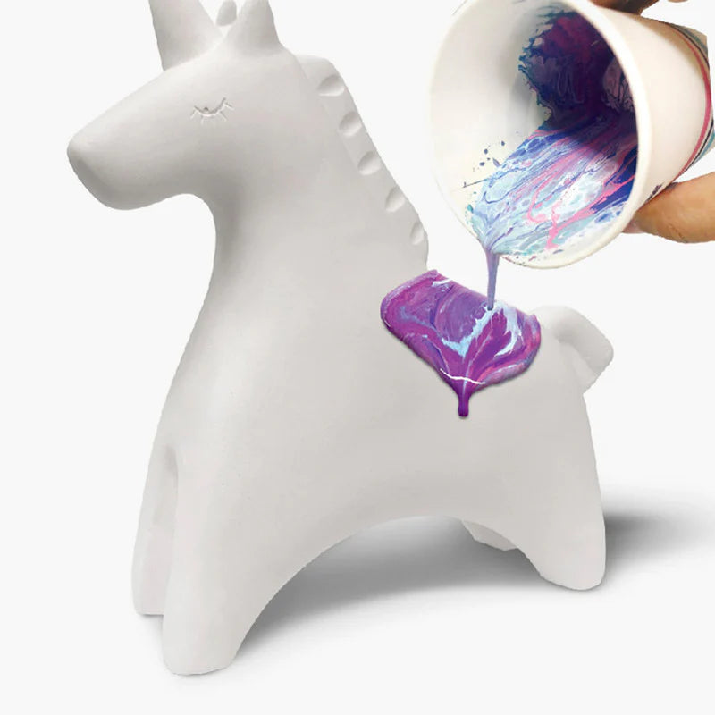 Unicorn Paint Your Own Pouring Art