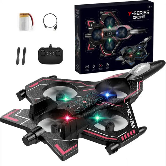 YYRC Y-Series Y66 RC Drone with LED Lights – 360° Flip, Headless Mode & One-Key Return (Rechargeable)