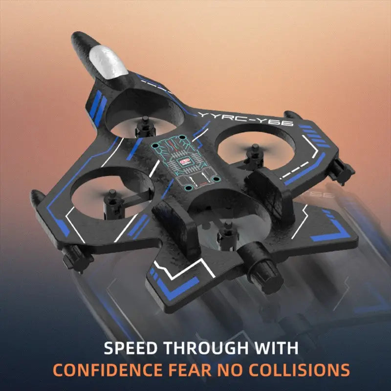 YYRC Y-Series Y66 RC Drone with LED Lights – 360° Flip, Headless Mode & One-Key Return (Rechargeable)