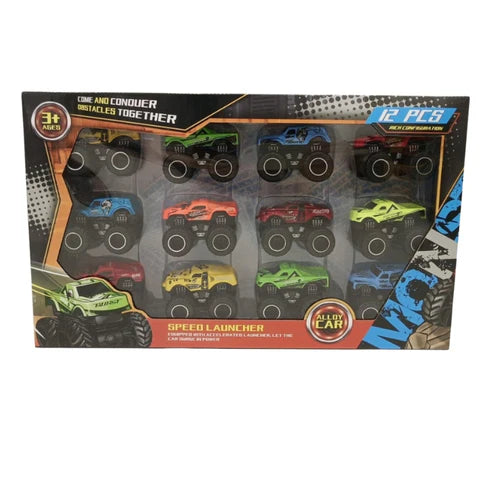 Mini Monster Trucks toy For Kids 12 Pieces