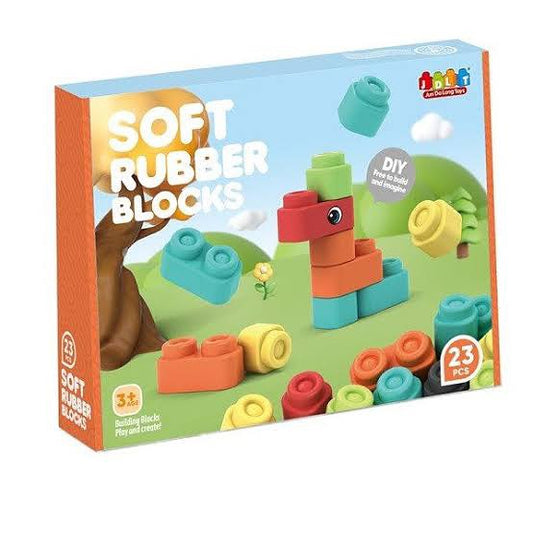 Soft Rubber Blocks Toy For Kids