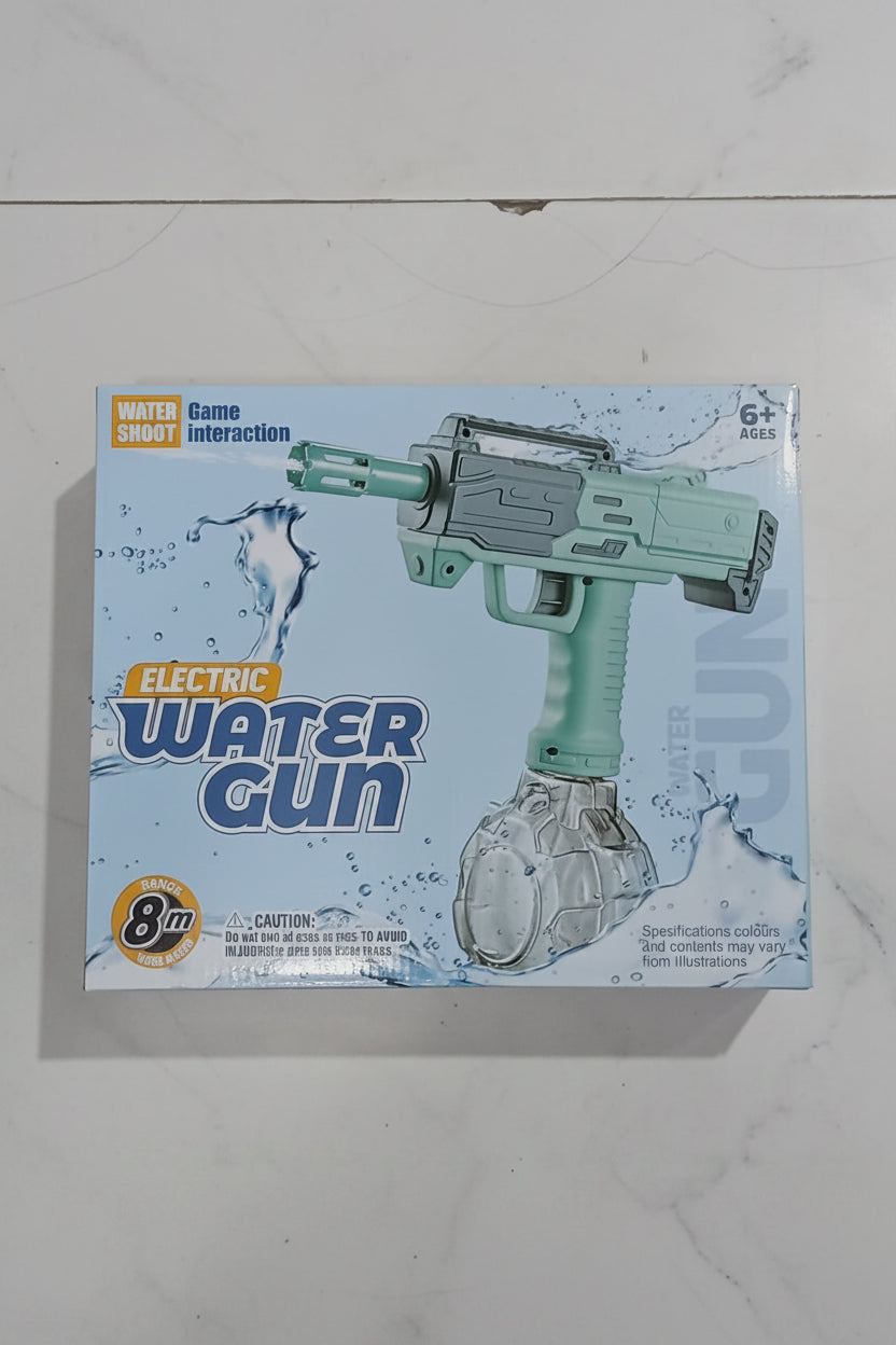 Electric Rechargeable Water Gun with Drum Magazine – Long Range Automatic Water Blaster