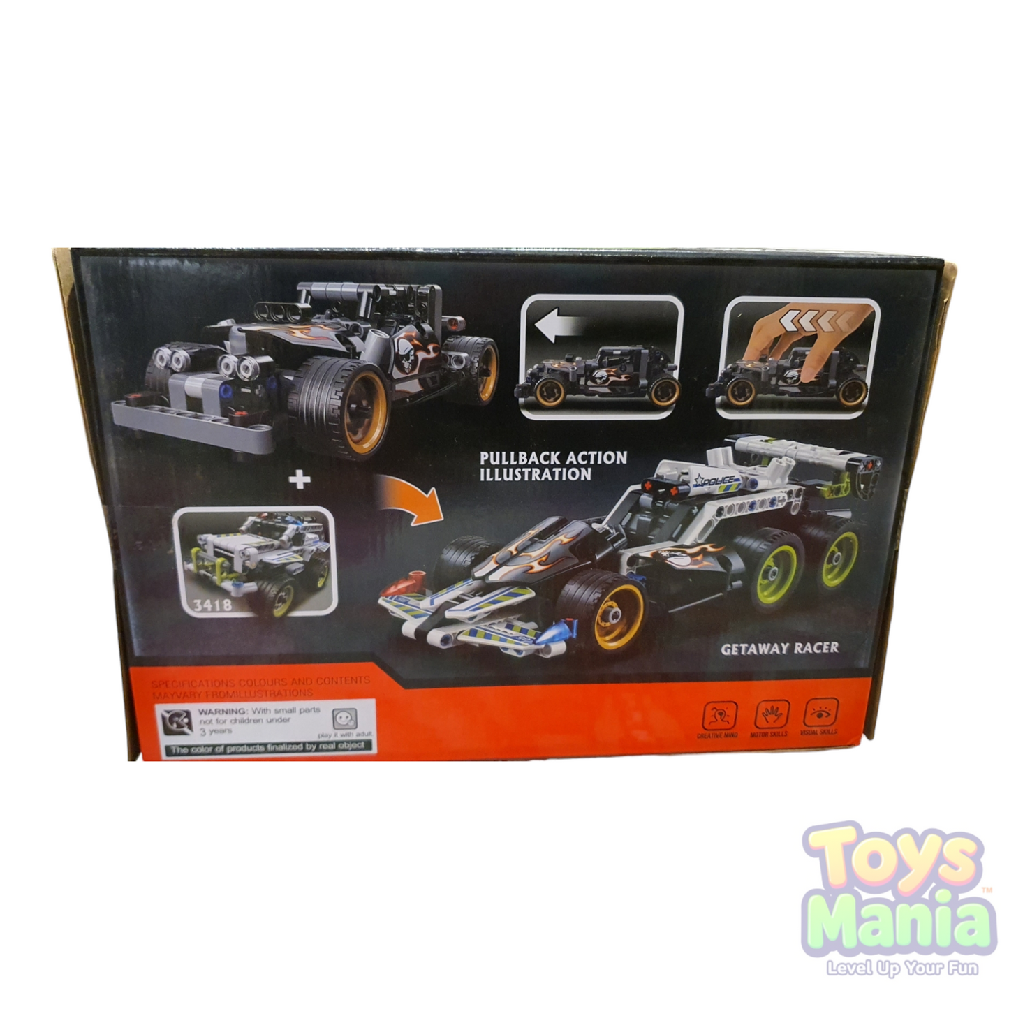 Tech Bricks Racing Set – 6-in-1 Build & Play Kit