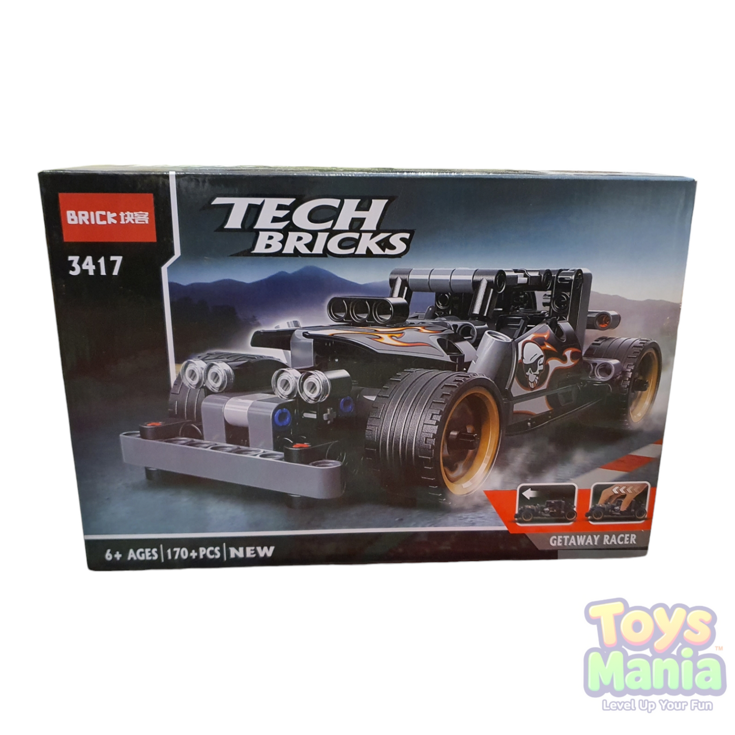 Tech Bricks Racing Set – 6-in-1 Build & Play Kit