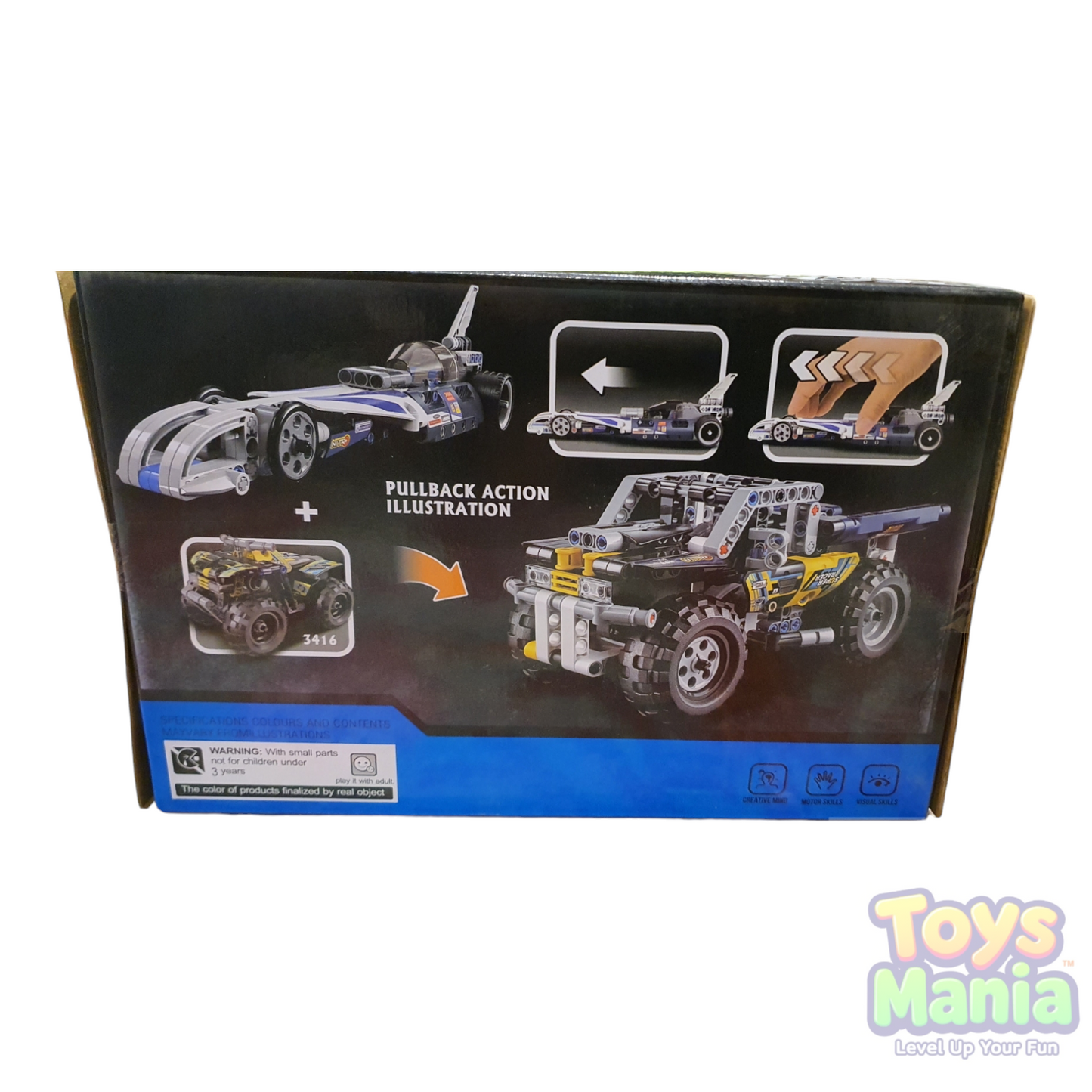 Tech Bricks Racing Set – 6-in-1 Build & Play Kit