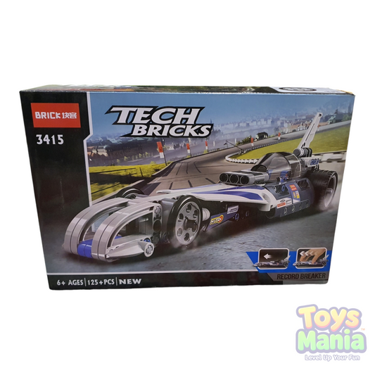 Tech Bricks Racing Set – 6-in-1 Build & Play Kit