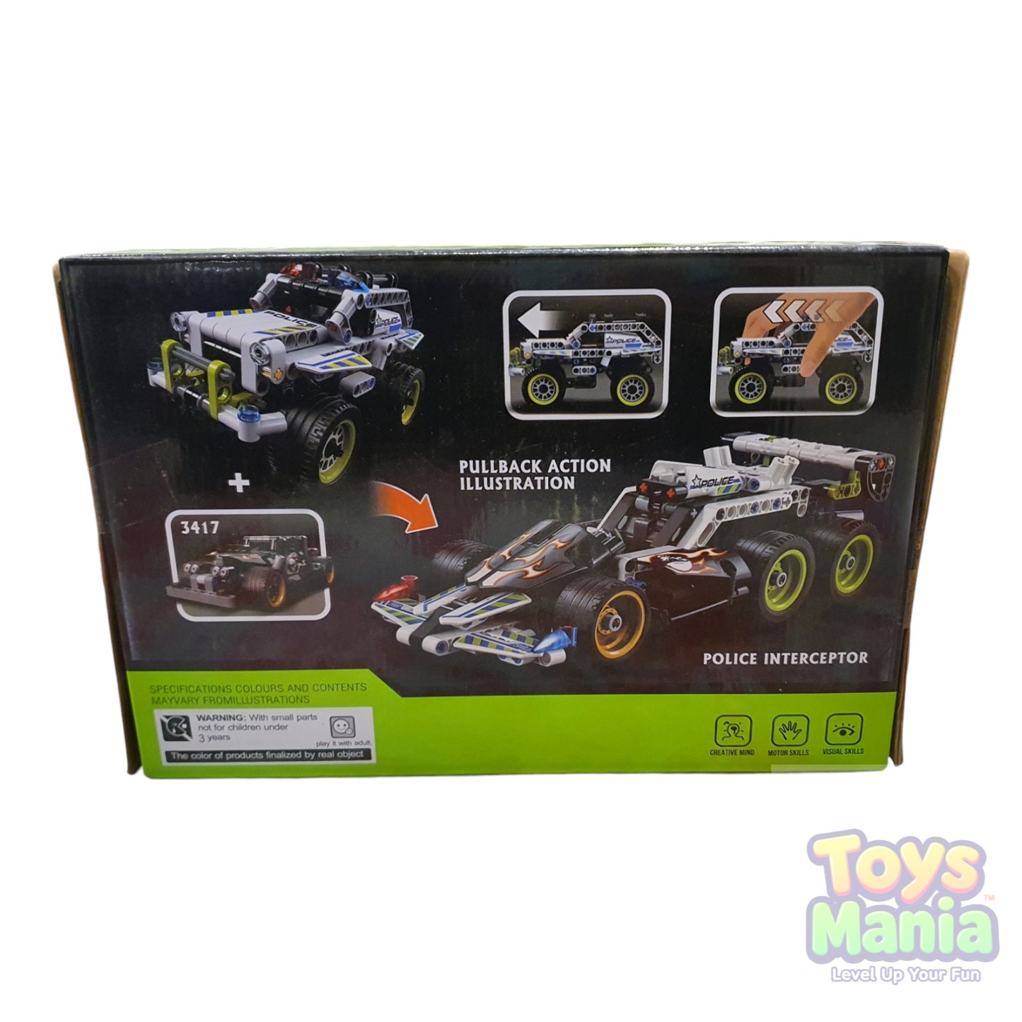 Tech Bricks Racing Set – 6-in-1 Build & Play Kit