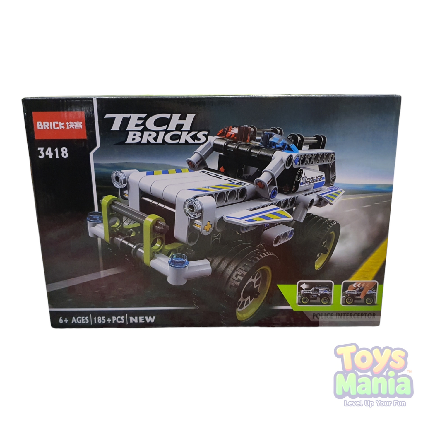 Tech Bricks Racing Set – 6-in-1 Build & Play Kit