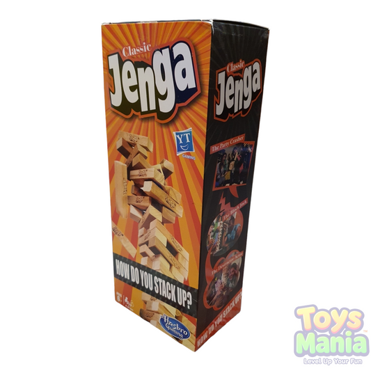 Classic Jenga Game - Stack, Pull, and Don’t Let it Fall!