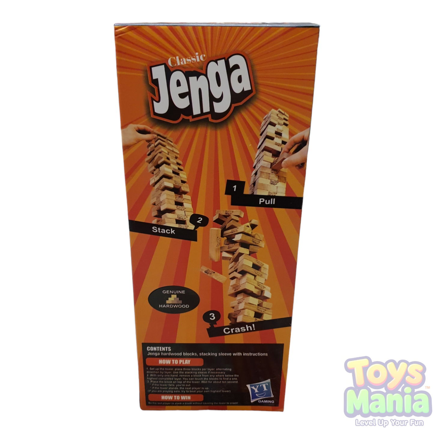 Classic Jenga Game - Stack, Pull, and Don’t Let it Fall!