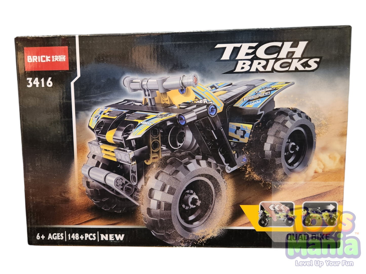 Tech Bricks Racing Set – 6-in-1 Build & Play Kit