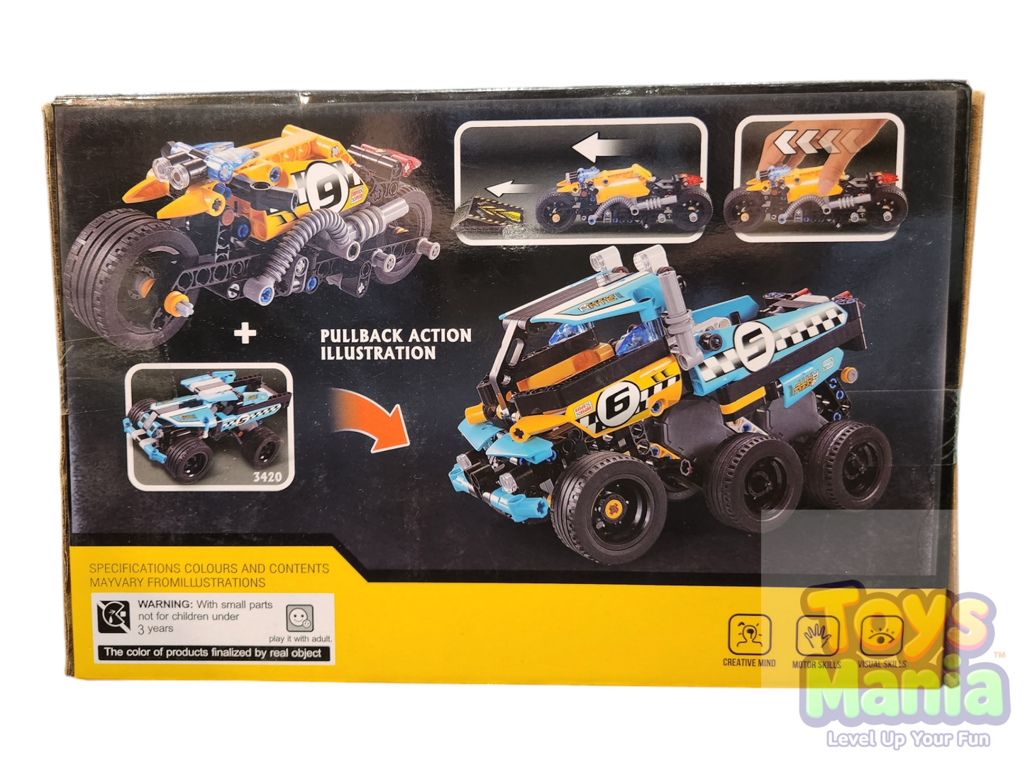 Tech Bricks Racing Set – 6-in-1 Build & Play Kit