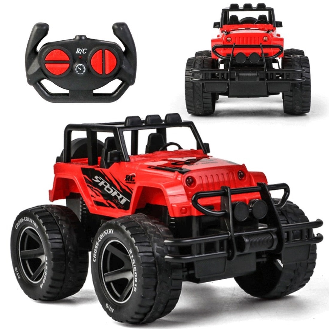1:14 Sport Off-Road RC Monster Truck – Rechargeable Remote Control Racing Vehicle with LED Lights