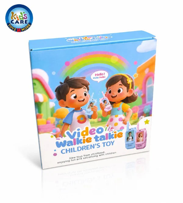 Kids Smart Video Walkie Talkie Set with Interactive Screen & Voice Communication Toy