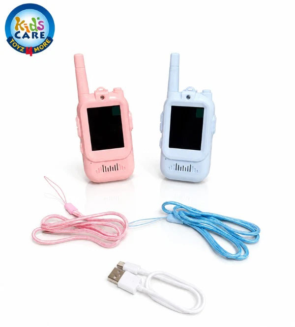 Kids Smart Video Walkie Talkie Set with Interactive Screen & Voice Communication Toy