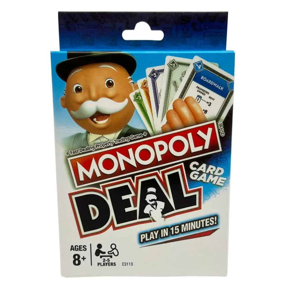 Monopoly Deal Card Game – Fast-Paced Property Trading Family Game
