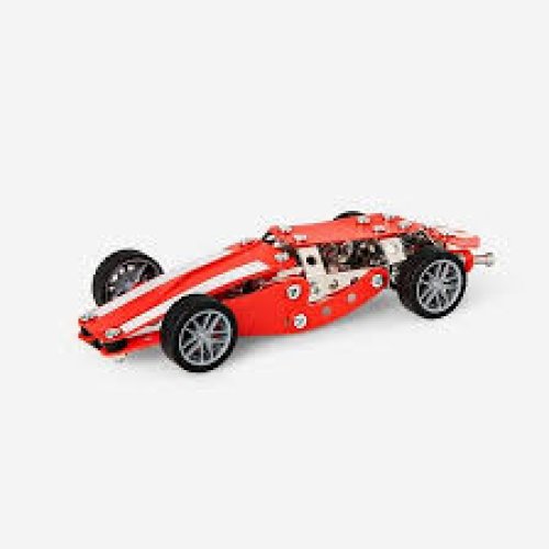Meccano Blocks Set 124-1-6 Metal Racing Car Block Set